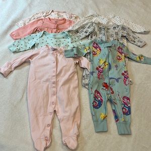 Bundle- Pajamas 3-6 months